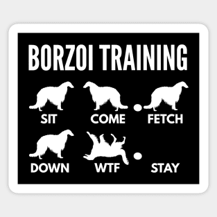 Borzoi Training Borzoi Dog Tricks Sticker